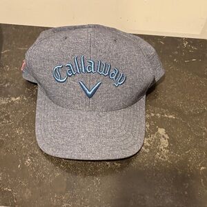Callaway Heather Gray Cap with Blue Logo